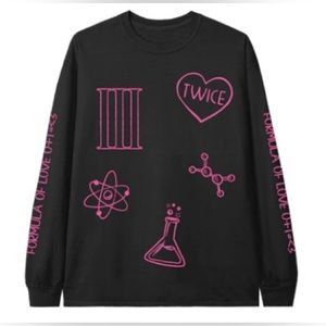 2022 Twice Official 4th world tour iii Formula of Love long sleeve shirt XXL 2XL